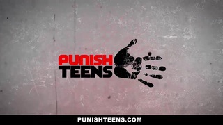 PunishTeens - Ebony Teen Terikat, Dihukum Dan Kacau Di Hutan